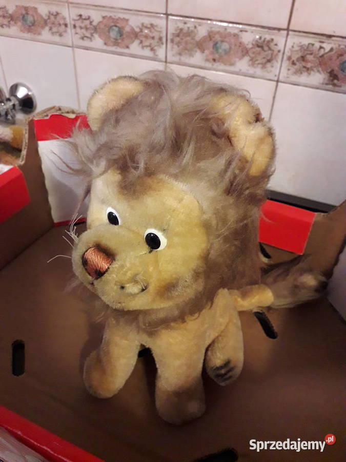 Zabytkowa figurka maskotka lew Warszawa sprzedam
