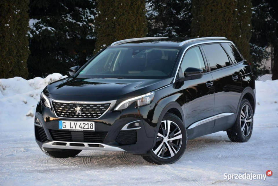 Peugeot 5008 Radar ACC Skóry 7foteli Navi Kamera kurtyny powietrzne Ostrów Mazowiecka