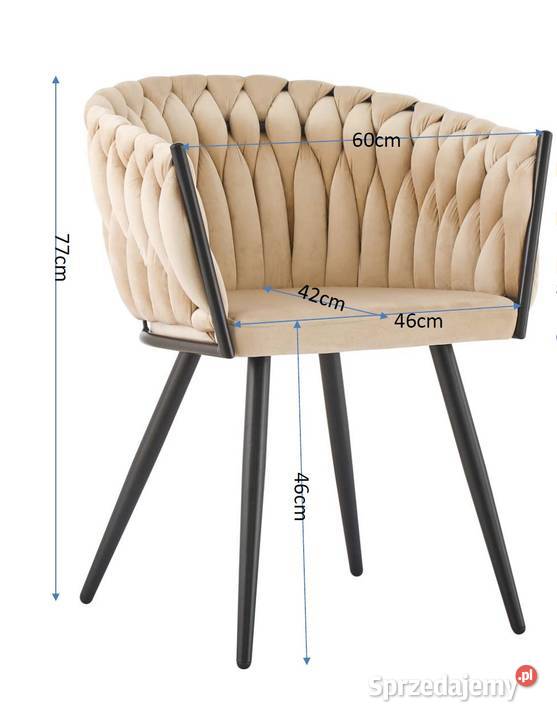 Różowe Krzesło RosaB Wysyłka 24H dostawa 0 wielkopolskie Tarchały Małe