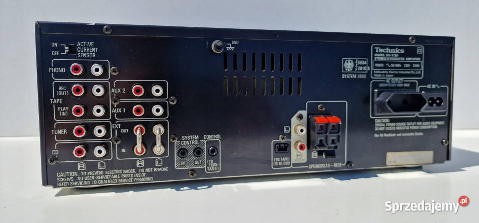 Wzmacniacz Technics SUX120 Amplifer SU X 120 Wzmacniacze i pokrewne wielkopolskie Międzychód