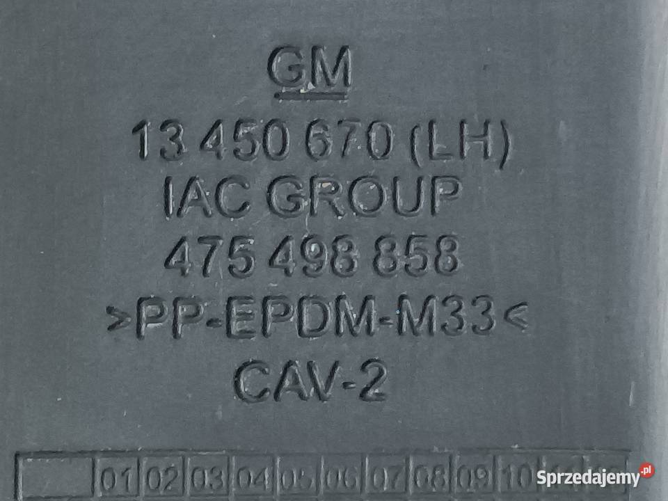 OPEL CORSA E KRATKA ZDERZAKA LEWY PRZÓD 13450670 Pleszew
