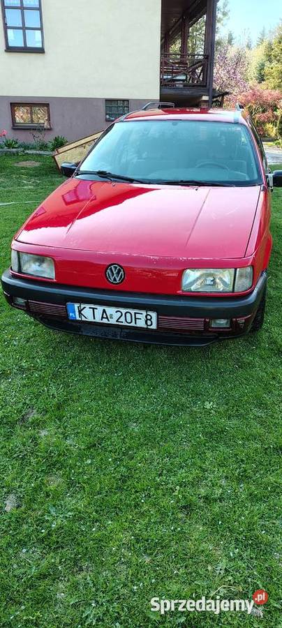 czerwony Passat z absem i klimatyzacją Bochnia