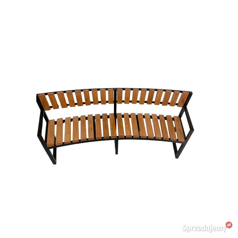 Ławka ogrodowa parkowa do ogniska łuk PRODUCENT Gostyń