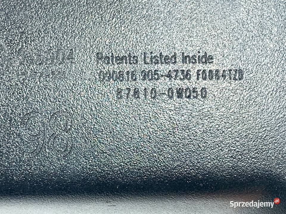 LUSTERKO WEWNĘTRZNE TOYOTA CHR 878100W050 podkarpackie