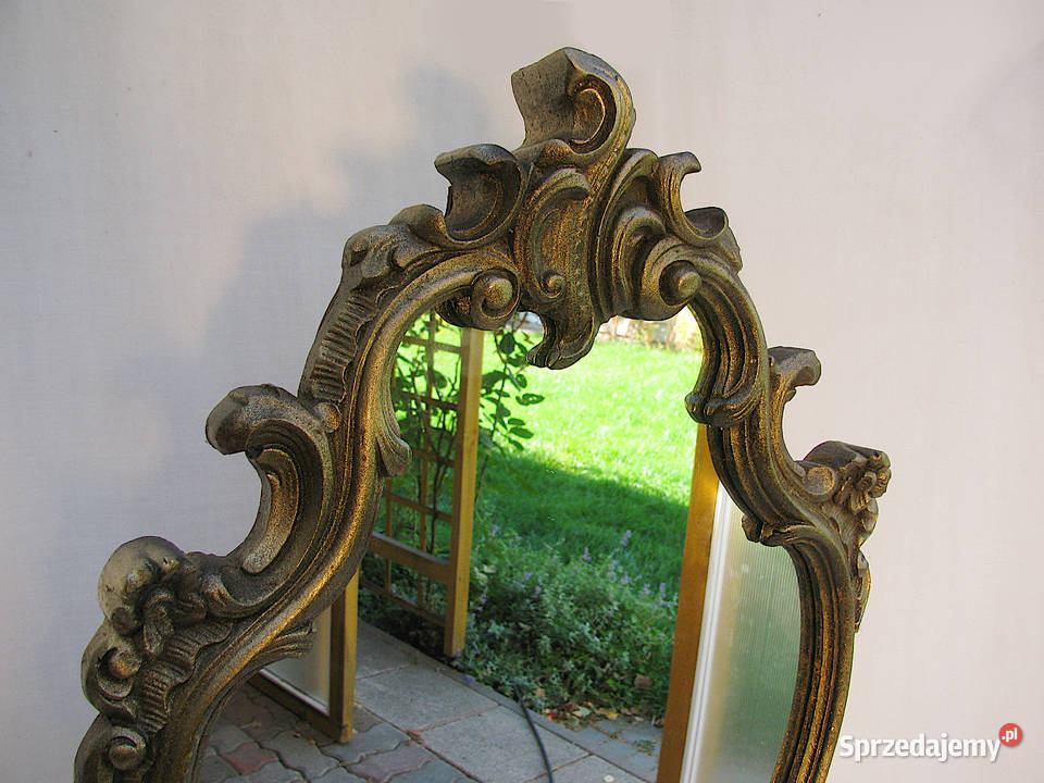 Piękne lustro owalne barok vintage Szczecinek