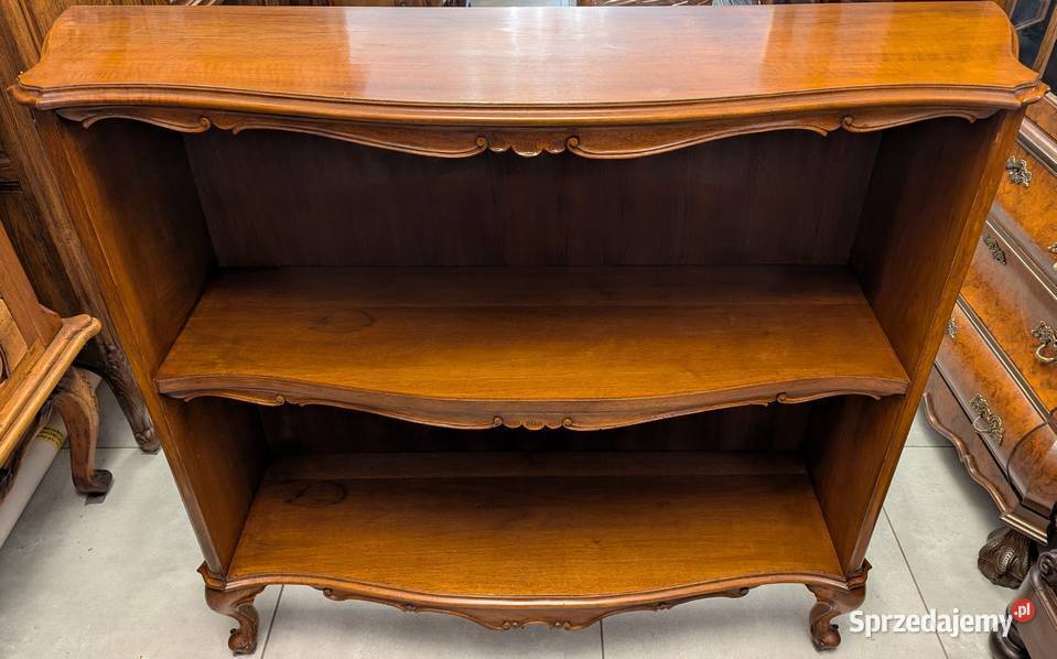 Włoska szafkaregałwitryna orzechsklep Dąbrowa Dąbrowa Górnicza