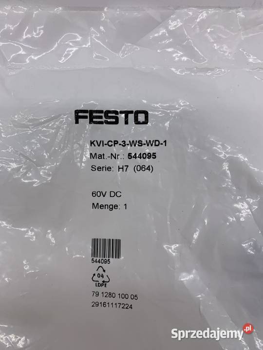 Festo KVICP3WSWD1 544095 Kabel przyłączeniowy Pozostałe Warszawa