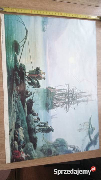 Obraz plakat z lat PRL sprzedam