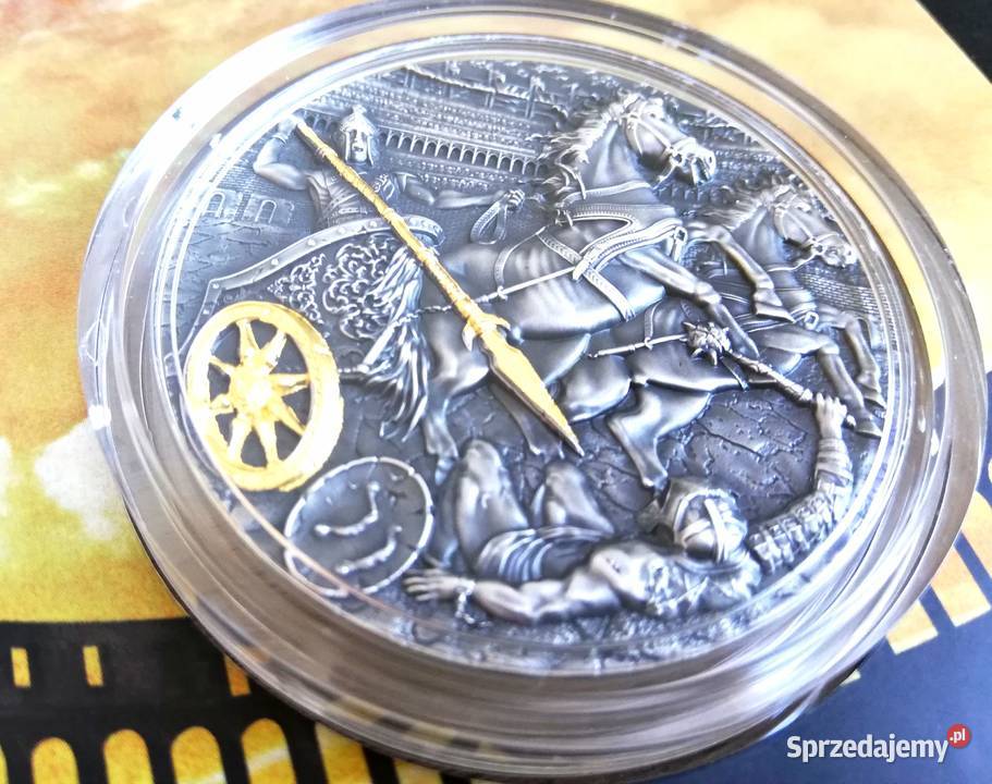 Srebrna moneta RYDWAN Chariot NIUE 2019 2oz Opole