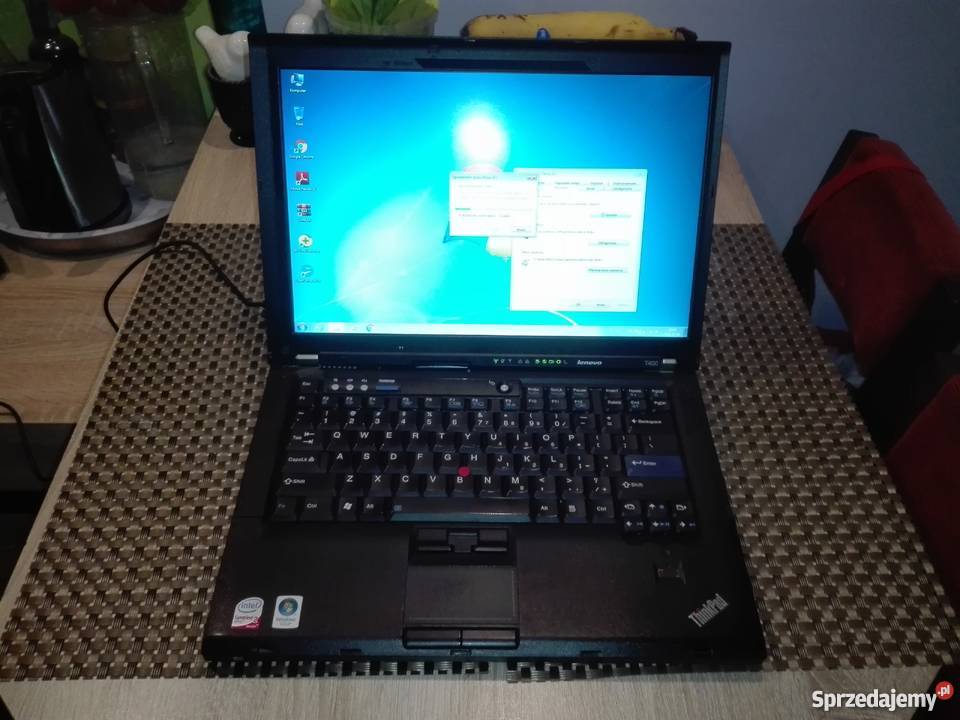 Sprzedam laptopa Lenovo T400 Core2Duo 4GB 500GB wielkopolskie Rawicz