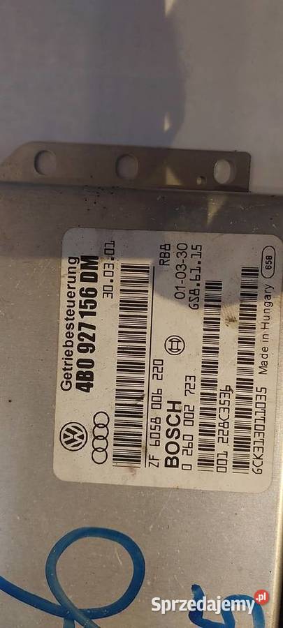 Komputer sterownik AUDI A6 C5 480927156DM Szczecin