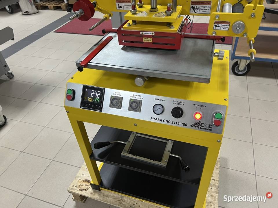 Złociarka CNC 2115P80 prasa do hotstampingu mazowieckie Radom