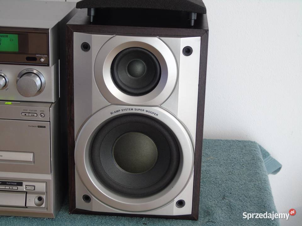 Wieża Panasonic SAPM15 kolumny CD AUX radio Jasło