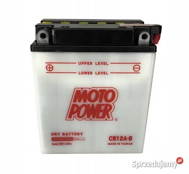 Akumulator motocyklowy MotoPower CB12AB 12V 12Ah Akumulatory motocyklowe Zakopane