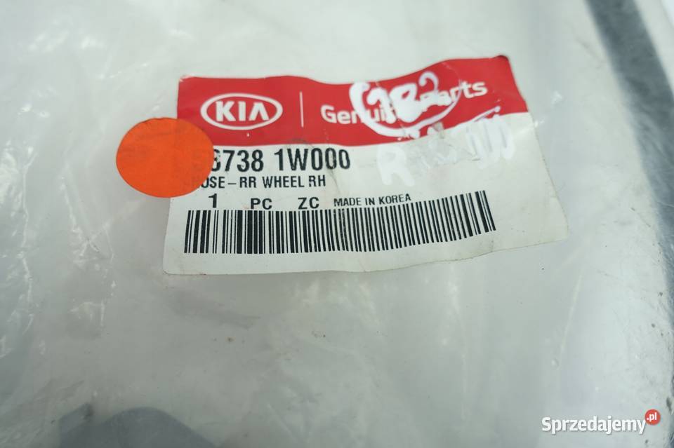 Kia Rio III PRZEWÓD HAMULCOWY 587381W000 oryg Przewody hamulcowe Rudka