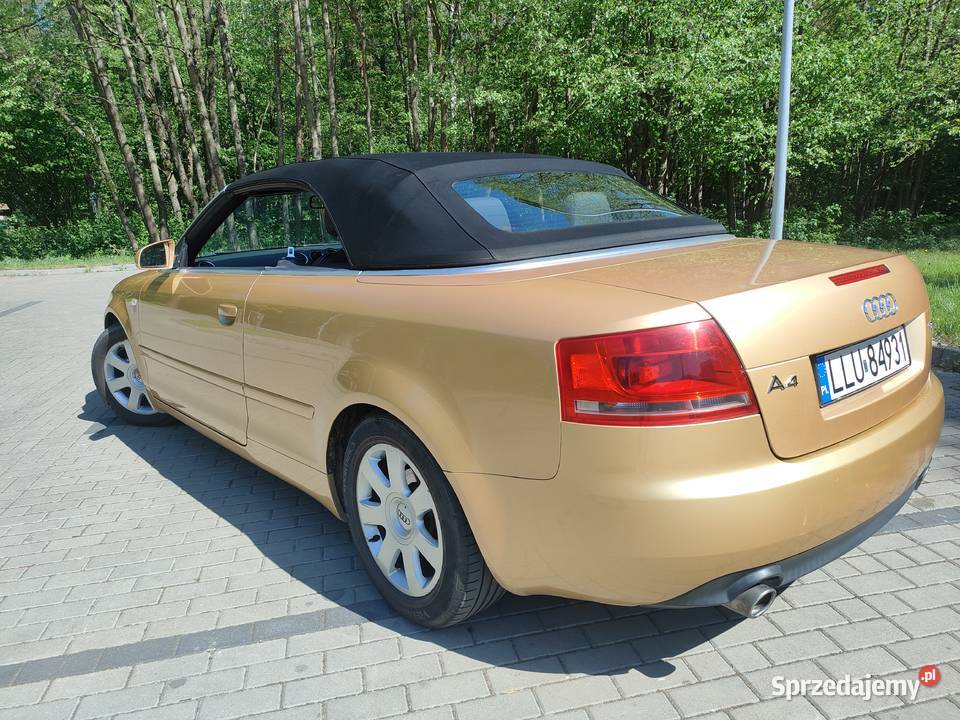 Audi A4 b7 cabrio Anglik zarejestrowany 18cm3 Łuków