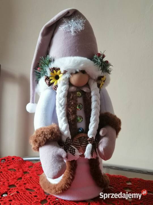 Para skrzatów z migająca latarenką Dekoracja śląskie Katowice