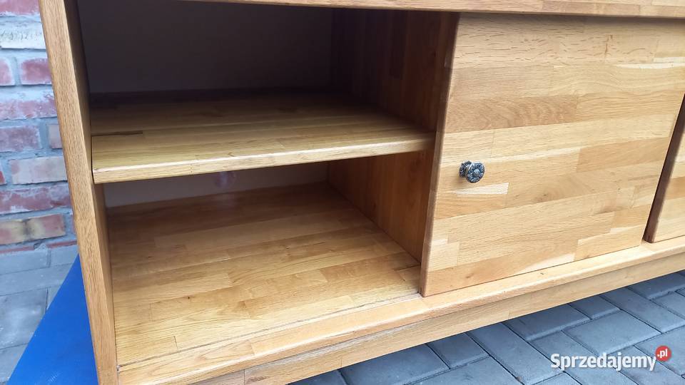 Szafka RTV Komoda drewniana dębowa Szafka pod Gawroniec