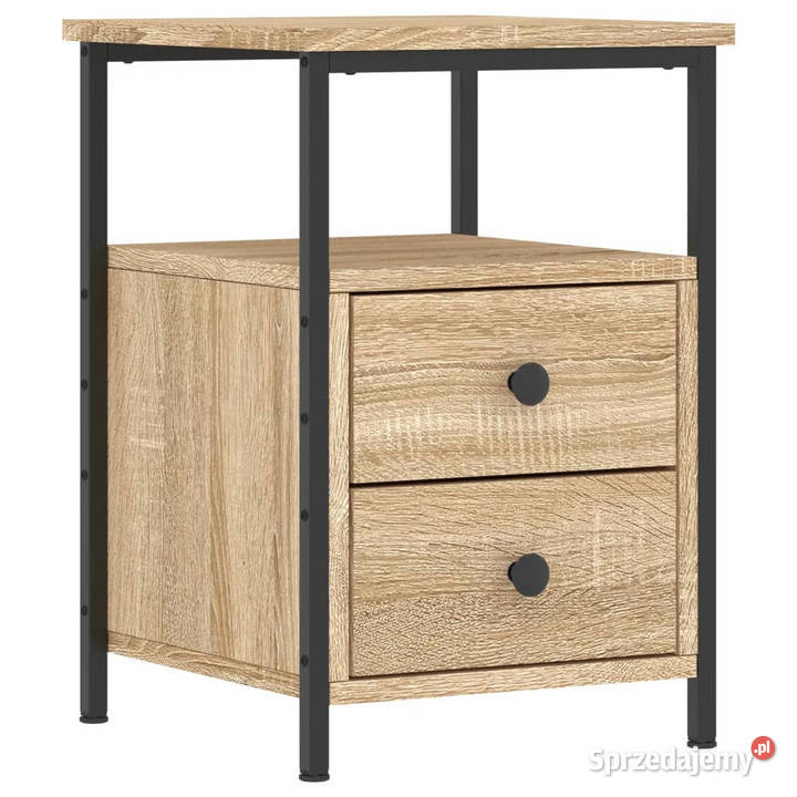 Szafka nocna dąb sonoma 34x355x50 materiał Dom i Ogród Warszawa