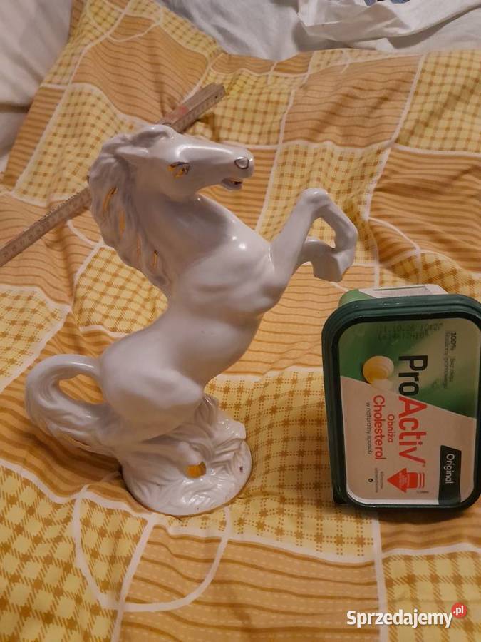 STARA Duża Figurka Konia Warszawa