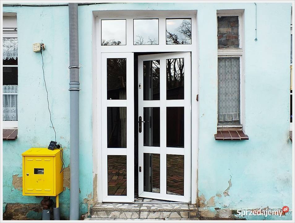 Duże drzwi zewnętrzne aluminiowe dwuskrzydłowe antywłamaniowe Drzwi zewnętrzne Żary