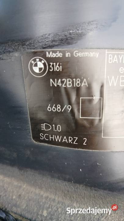 Bmw e46 lift zderzak tył schwarz2 Aleksandrów Łódzki