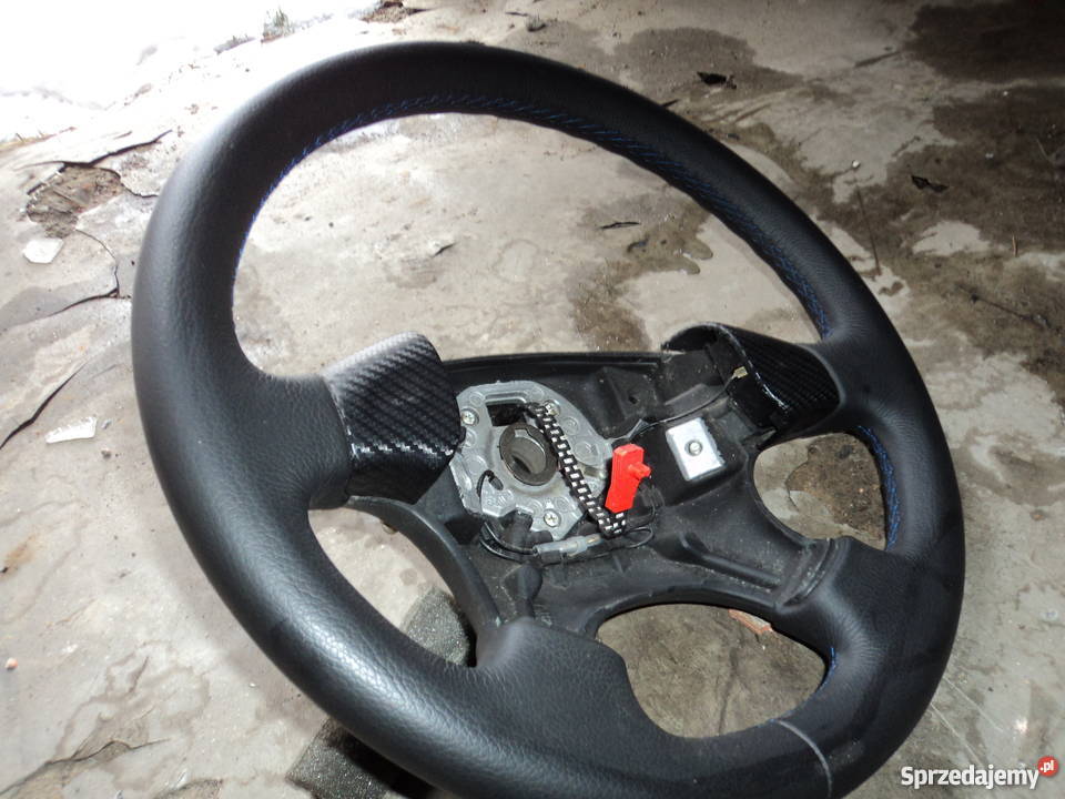 kierownica vw golf 3 obszyta skórą niebieska nić Aleksandrów Łódzki sprzedam