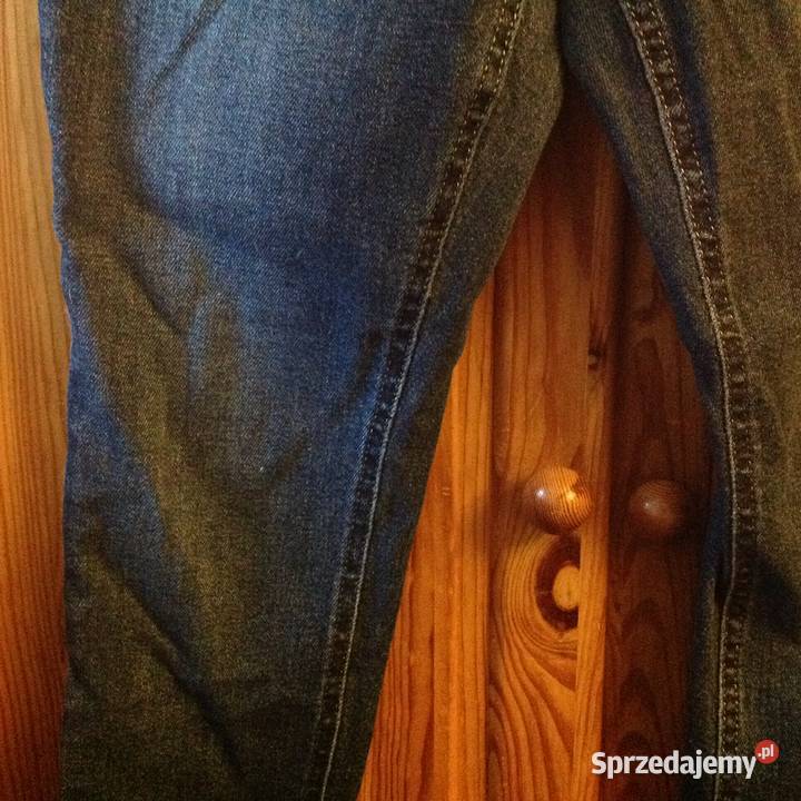 Jeansy Look nowe kolor granat ciemny niebieski Bez wzoru Kraków