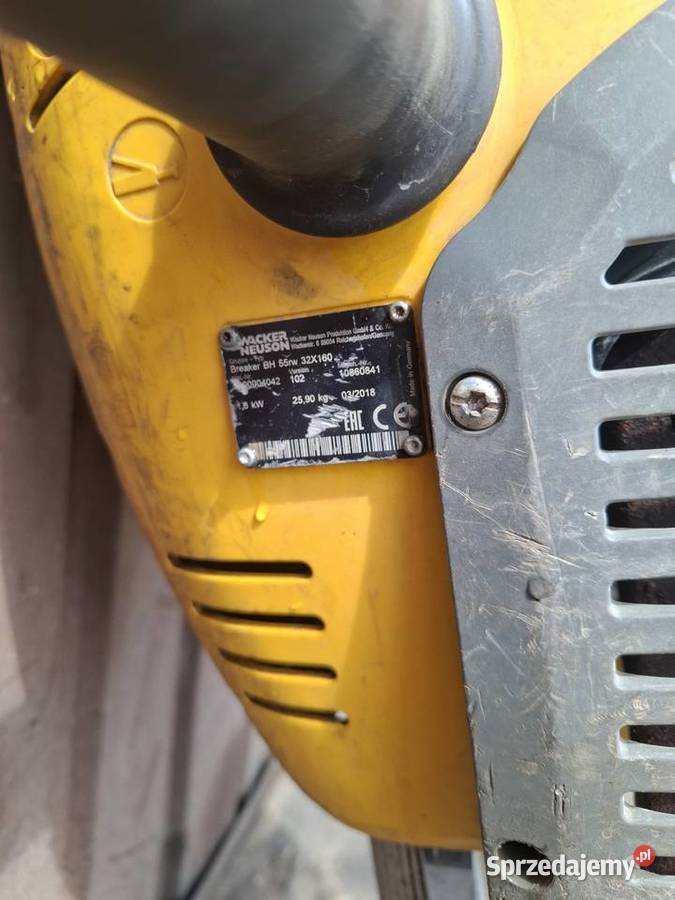 Młot spalinowy udarowy uderzeniowy Wacker Neuson Pozostałe Puzdrowo