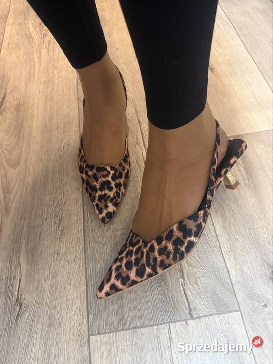 41 Panterkowe czółenka wieczorowe z odkrytą Czółenka małopolskie Kraków