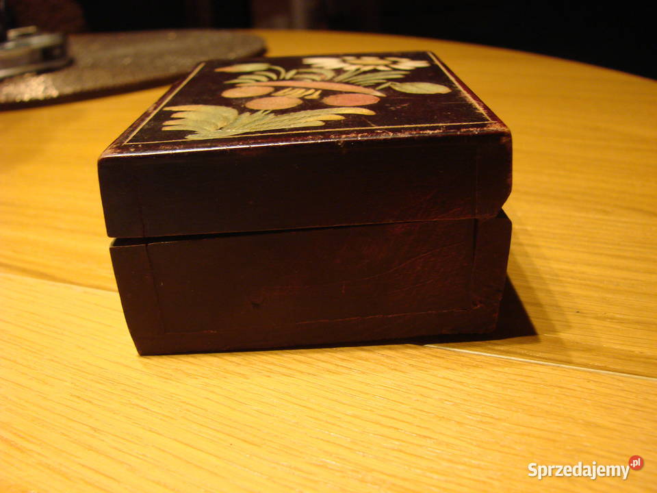 Szklarska Poręba 1956 stare drewniane pudełko Pruszcz Gdański