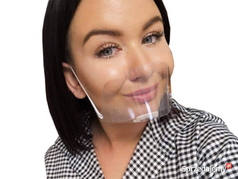 Mini maska ochronna pół przyłbica lekka półmaska Łódź