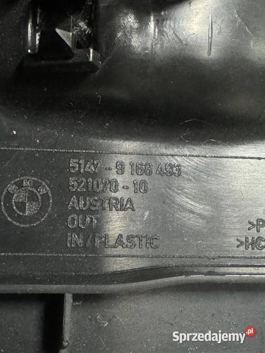 BMW F11 BOCZEK BAGAŻNIKA LEWY EUROPA 9168493