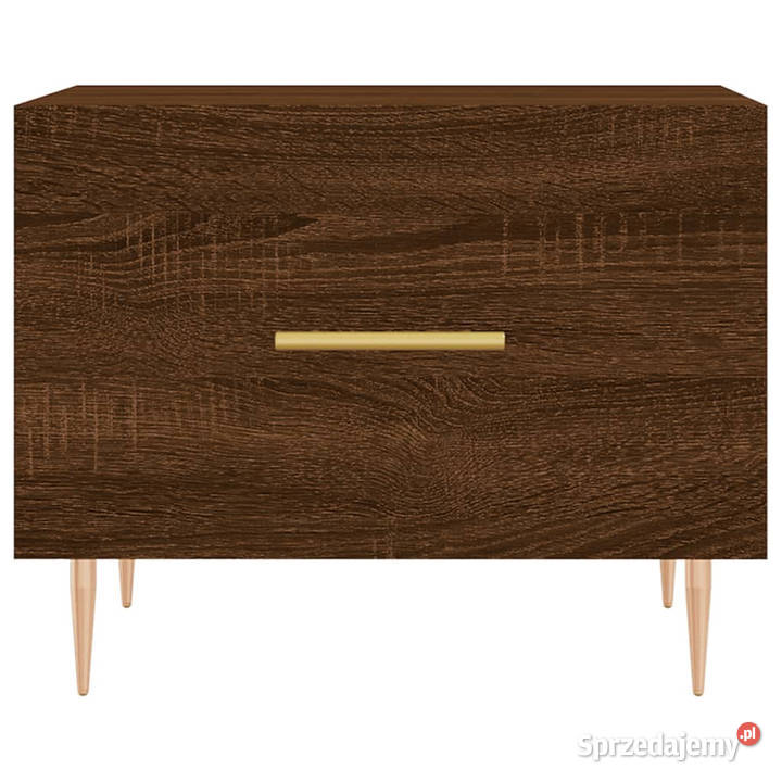 Stolik kawowy brązowy dąb 50x50x40 WM829378 sprzedam