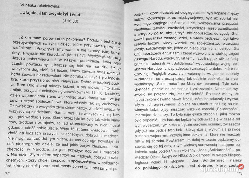 Rekolekcje ludzi pracy bp Edward Frankowski Chełm sprzedam