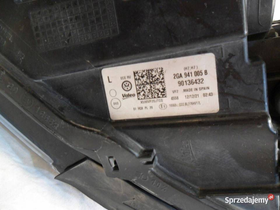 Reflektor Przód strona lewa Volkswagen Caddy Lampy przednie