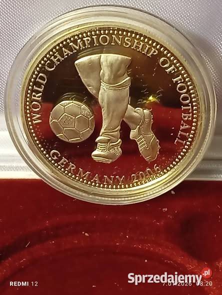 Liberia 5 dolarów ND 2006 Mundial 2006 Warszawa sprzedam