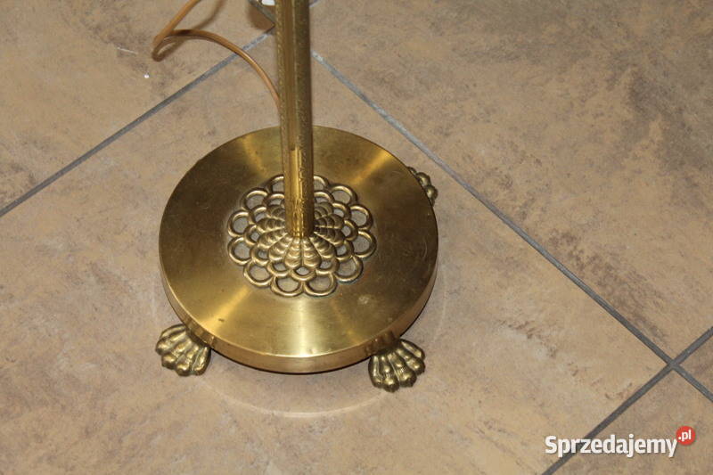 Mosiężna lampa podłogowa 43 Szczecin