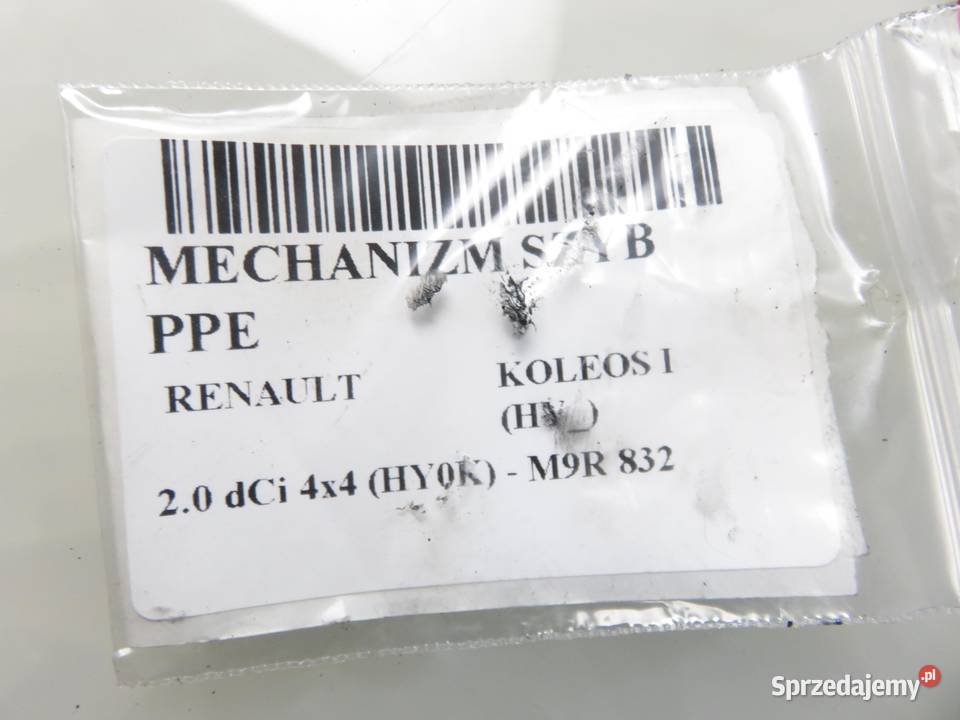 PODNOŚNIK SZYBY PRAWY PRZEDNI RENAULT KOLEOS I osobowe