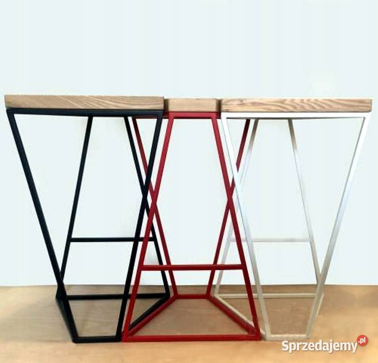 Hoker LOFT NA WYMIAR barowy DĄB stal