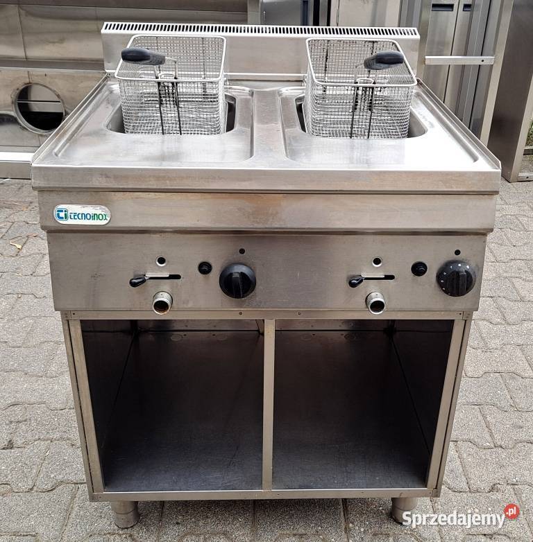 FRYTOWNICA GAZOWA 2 KOMORY 2X8L TECNOINOX M1810N