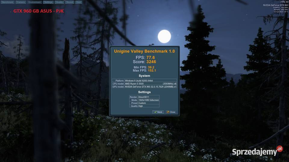 Karta graficzna ASUS GTX 960 2GB Bydgoszcz