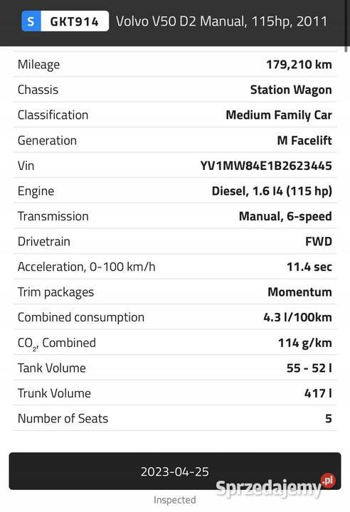 SILNIK KOMPLET Volvo C30 16 D D2 DIESEL osobowe Janów sprzedam