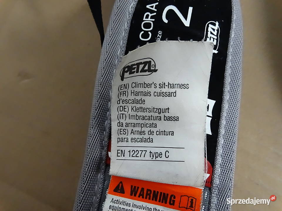 Uprząż wspinaczkowa Petzl Corax Rozmiar 2 lubelskie Biłgoraj sprzedam