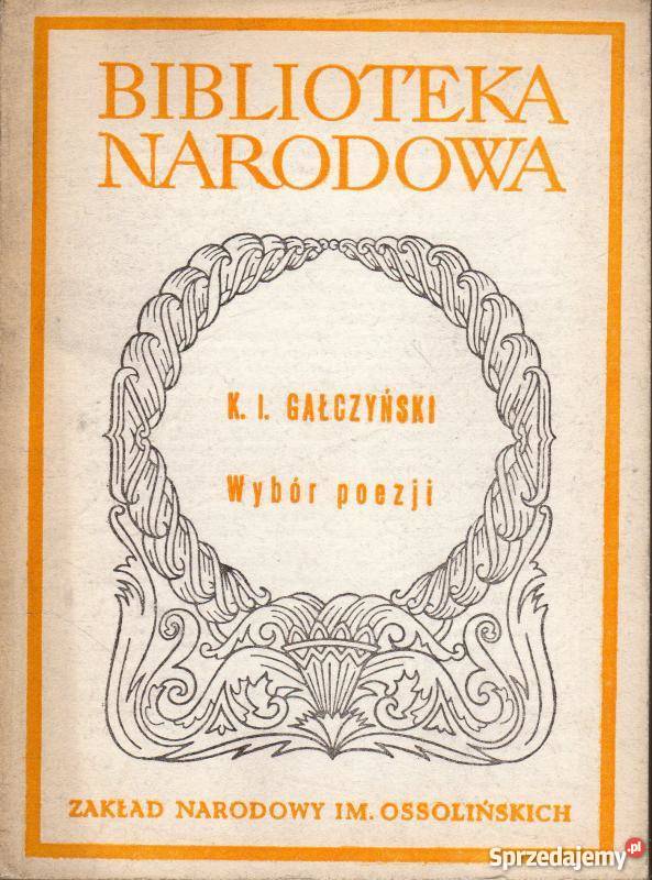 WYBÓR POEZJI KIGAŁCZYŃSKI Inowrocław