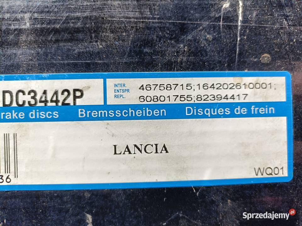 Fiat Stilo Tarcze hamulcowe tył 251mm Klocki TRW Oświęcim