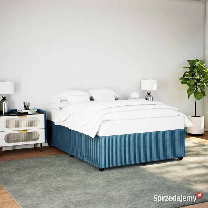 vidaXL Rama łóżka niebieska 160x200 SKU3285022 Warszawa sprzedam