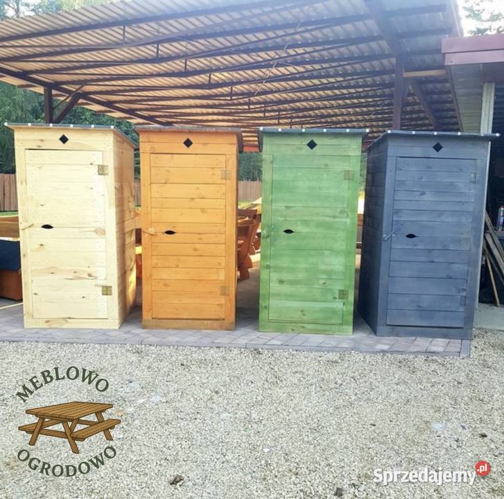 WC drewniane Kibel Swawojka solidna duża z Sosny Radomsko