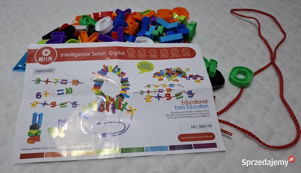 Zestaw do nawlekania działania matematyczne Czeladź