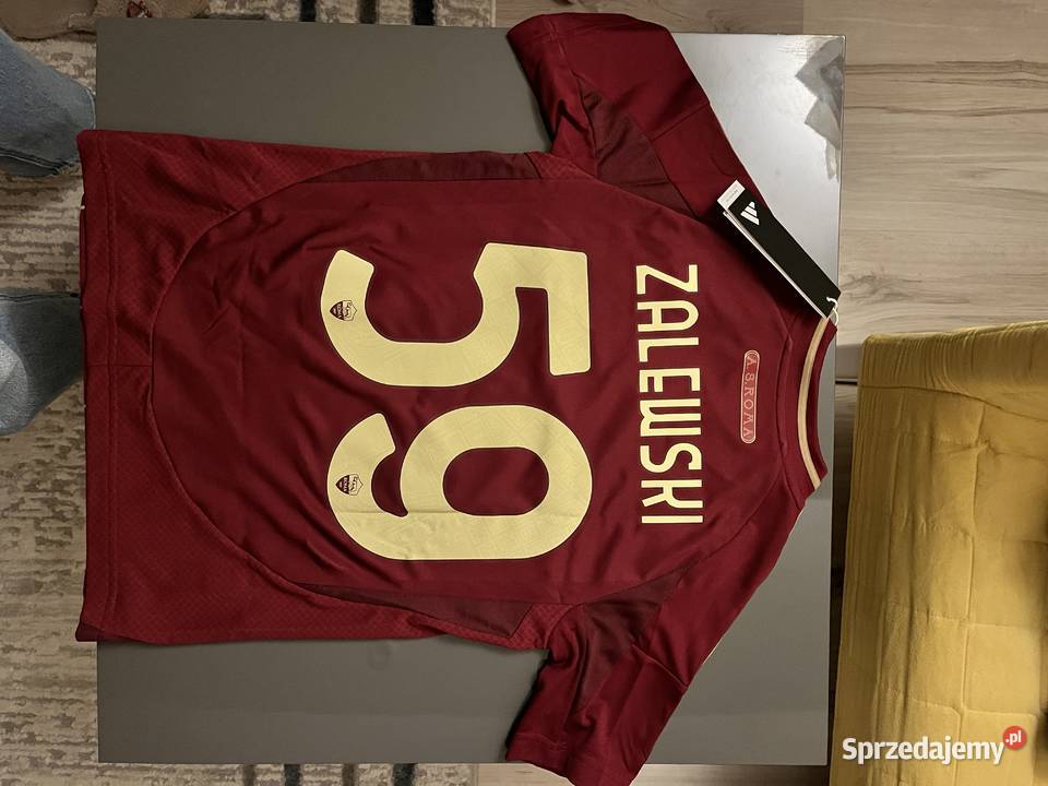 Nikola Zalewski 59 Koszulka AC Roma naszywka Hrubieszów